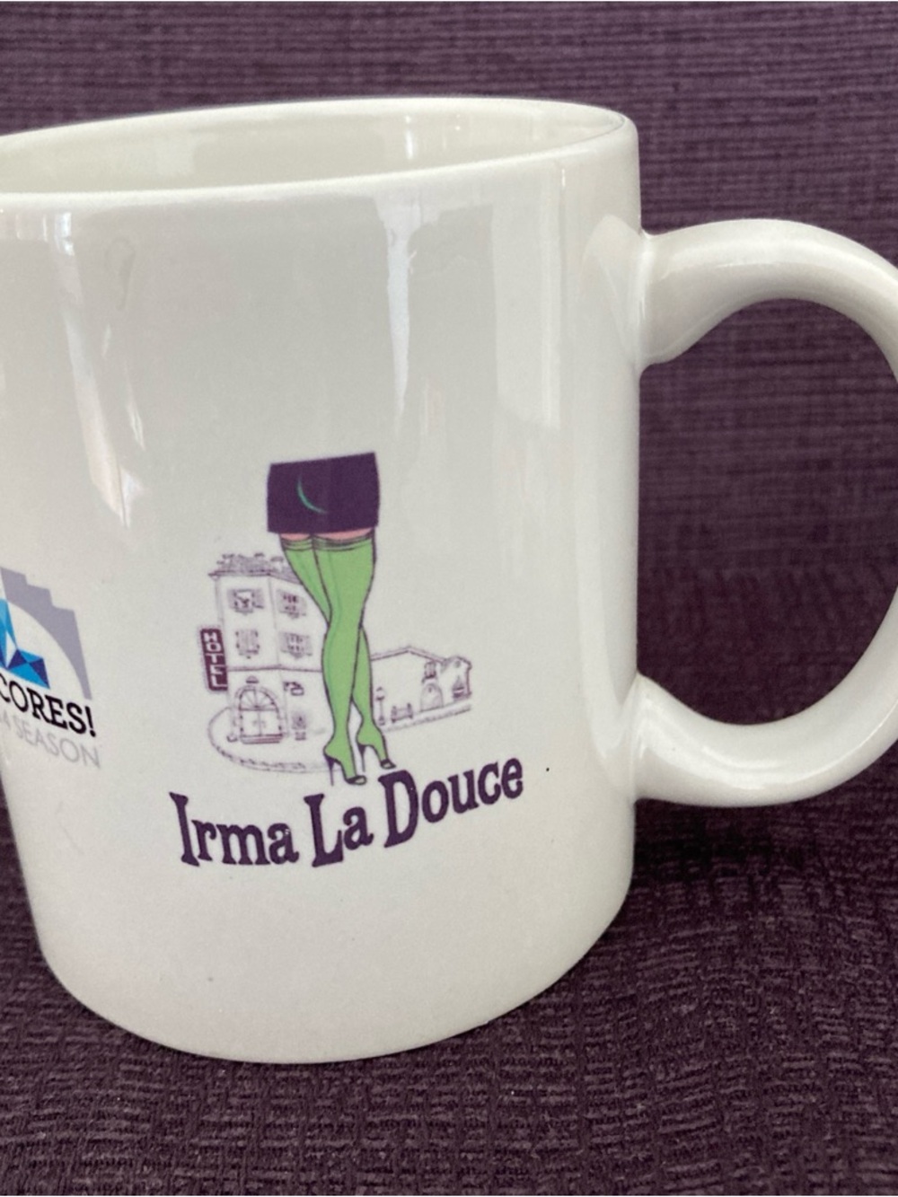 City Center Encores! Coffee Mug 2014 Season Little Me And The Most Happy Fella